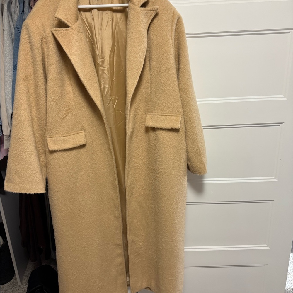 PrettyLittleThing Tan Teddy Jacket